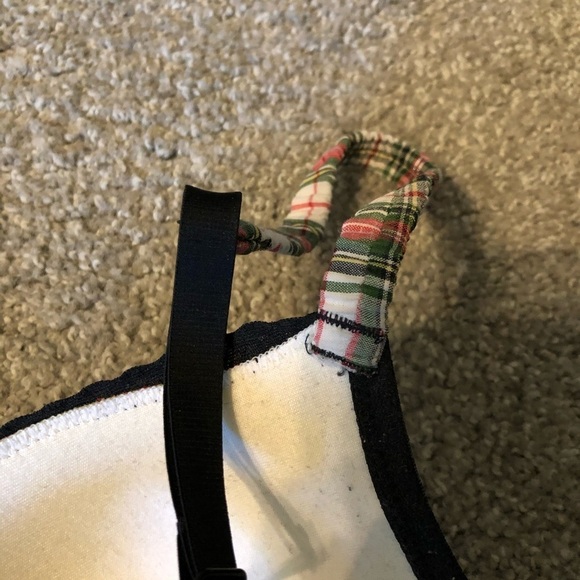 Plunge Bra/Christmas colors BEAUTIFUL! 34 D - Picture 3 of 7